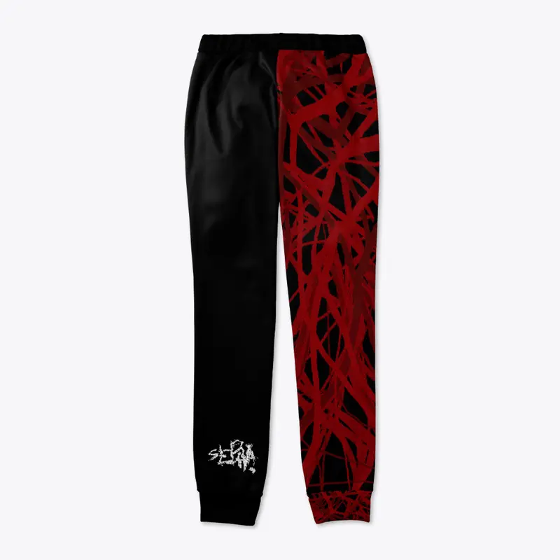 'glow yet agitate' joggers